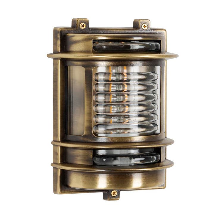 Scheepslampen & Maritiem Ahoy Scheepslamp brons, Jardin & Terrasse, Éclairage extérieur, Envoi