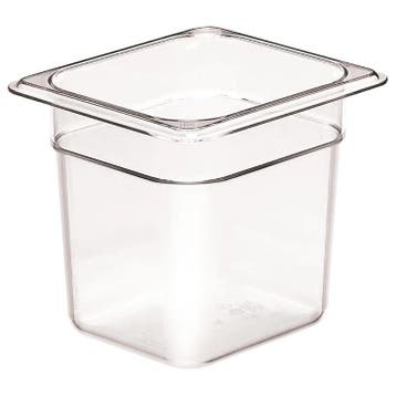 GN-Bak | Polycarbonaat | 1/6 GN | Hoogte 150mm |, Verzenden
