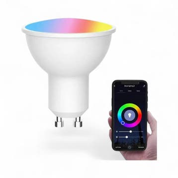 Slimme Spotlight | Smart RGB LED Lamp | Dimbaar | 16M Kleure, Verzenden