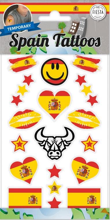 Tattoo Spanje, Hobby & Loisirs créatifs, Articles de fête, Envoi