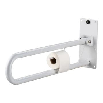 Toiletbeugel opklapbaar 76 cm met toiletrolhouder, Ophalen of Verzenden, Nieuw