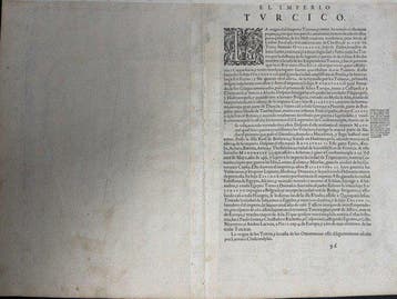 Turkije - Beschrijving van het Ottomaanse Rijk; Ortelius -, Nieuw