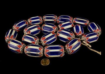 Kraal (10) - Chevron / Rosetta Perlen - Parelstrengketting -