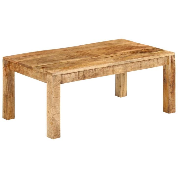 vidaXL Salontafel 100x55x40 cm massief mangohout, Huis en Inrichting, Tafels | Salontafels, Nieuw, Verzenden