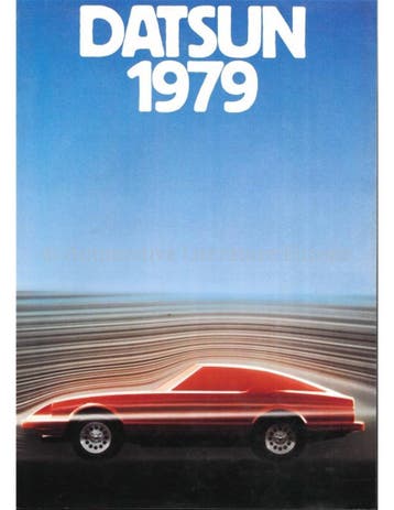 1979 DATSUN PROGRAMMA BROCHURE DUITS, Nieuw