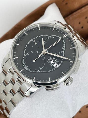 Mido - Baroncelli Chronograph Automatic - M8607.4.13.1 -, Handtassen en Accessoires, Horloges | Heren, Nieuw