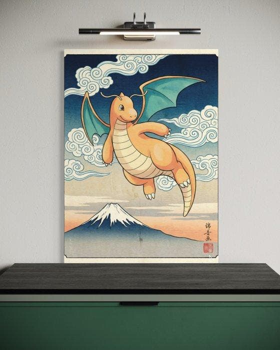 ANDSAL MCMXCI - Dragonite - Special Pokémon Ukiyo-e Limited, Consoles de jeu & Jeux vidéo, Consoles de jeu | Accessoires Autre