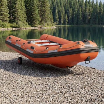 vidaXL Verstelbare boottrailers met luchtbanden 200 kg Load, Verzenden, Nieuw