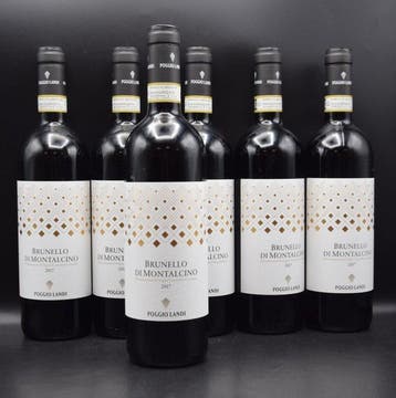 2017 Poggio Landi - Brunello di Montalcino DOCG - 6 Flessen
