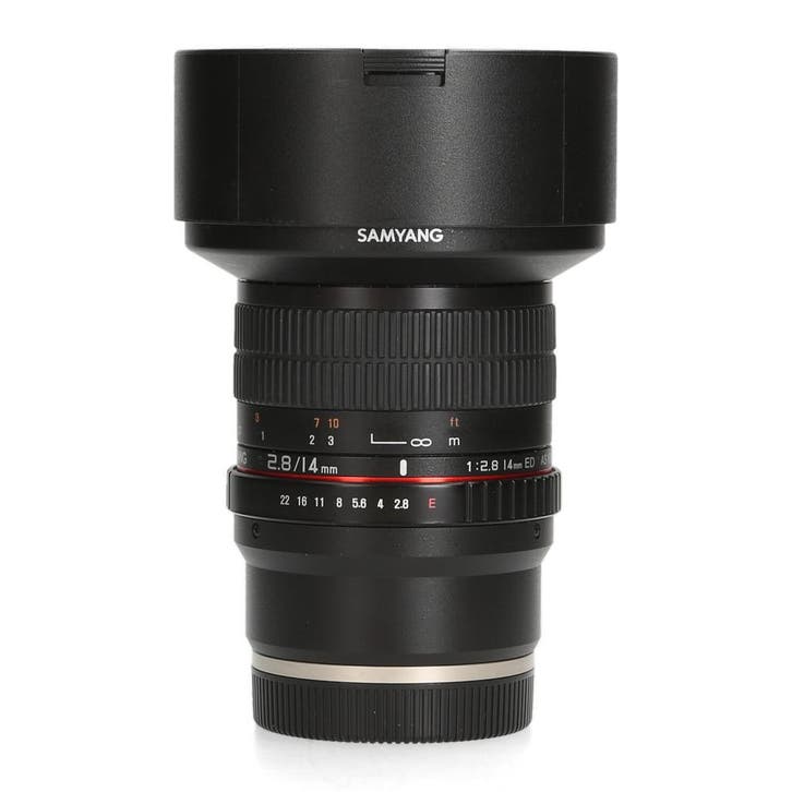 Samyang 14mm f/2.8 ED AS IF UMC - Sony FE - Groothoeklens, Audio, Tv en Foto, Foto | Lenzen en Objectieven, Ophalen of Verzenden