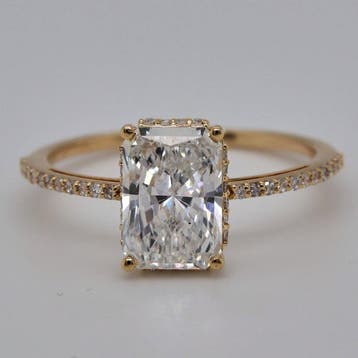 Zonder minimumprijs - Ring - 14 karaat Geel goud - 2.09ct.