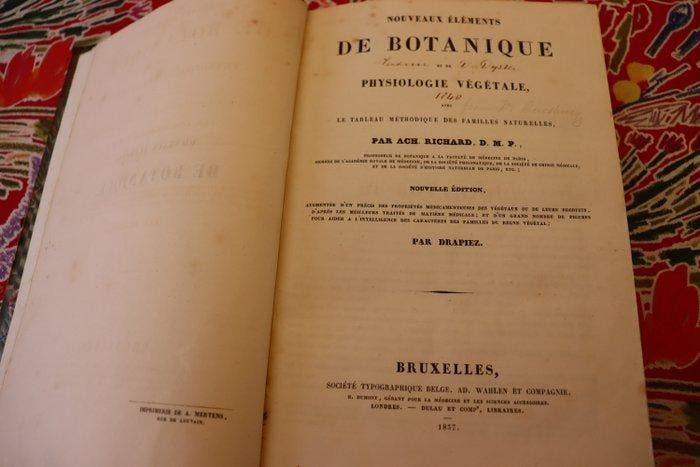 Richard A. - Nouveaux éléments de botanique et de, Antiek en Kunst, Antiek | Boeken en Manuscripten