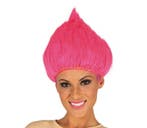 Trollen Pruik Roze, Verzenden, Nieuw