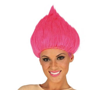 Trollen Pruik Roze, Verzenden