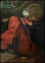 École française (XIX) - Vanitas du Violoncelle - XL