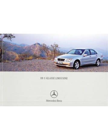 2003 MERCEDES BENZ C KLASSE SEDAN BROCHURE NEDERLANDS