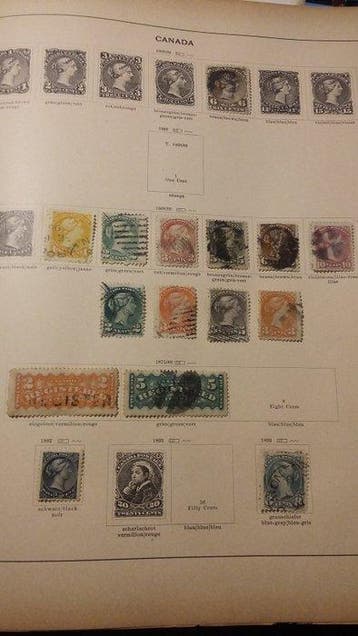 Canada 1851/1917 - Canada, Nieuw-Brunswijk en Schotland,, Postzegels en Munten, Gestempeld