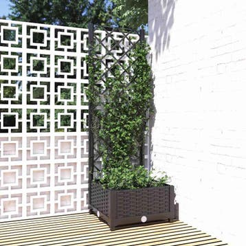 vidaXL Tuin Zwart 40 x 40 x 121,5 cm, Verzenden