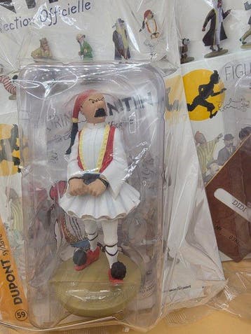 Moulinsart Hergé - Speelgoed Figurine Tintin n°78 66 et 59, Nieuw