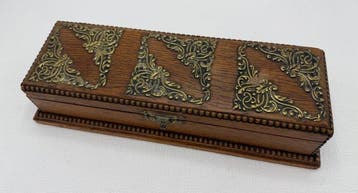 Doos - Hout, Messing