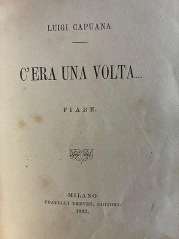 Luigi Capuana - Cera una volta... - 1882-1882