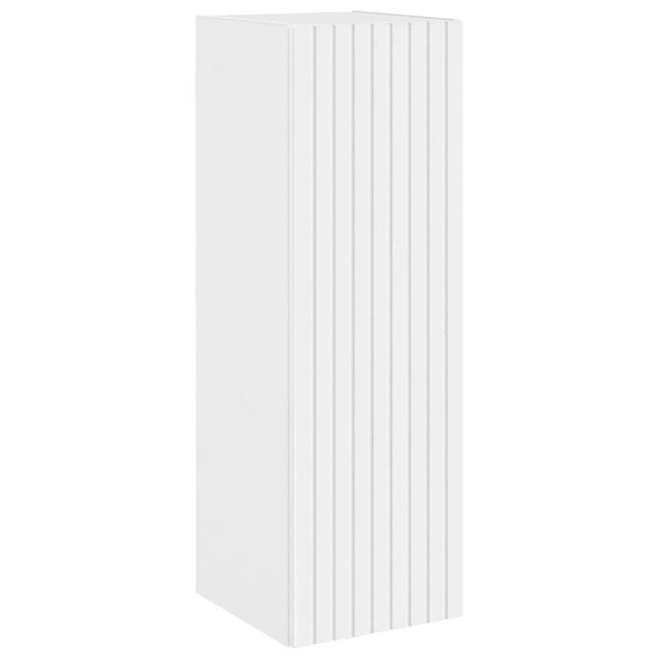 vidaXL Wandgemonteerde Badkamerkast Wit 33 x 34,5 x 100 cm, Maison & Meubles, Tables | Coiffeuses, Envoi