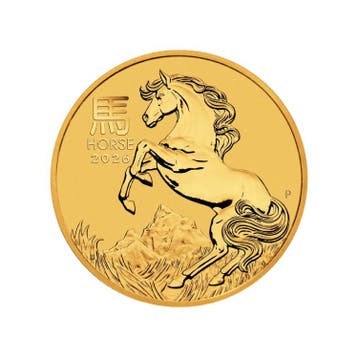 Gouden Lunar III - Year of the Horse 2026 1/10 troy ounce