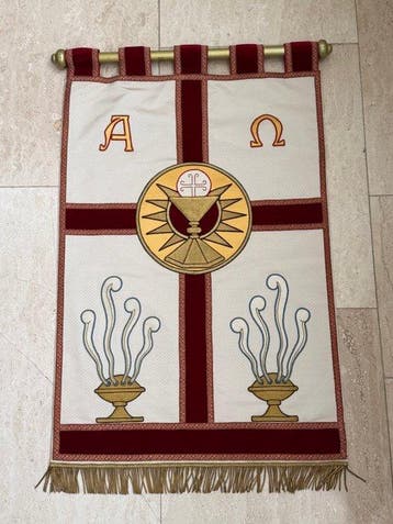 Religieuze en spirituele objecten - Textiel, Zijde,, Antiek en Kunst