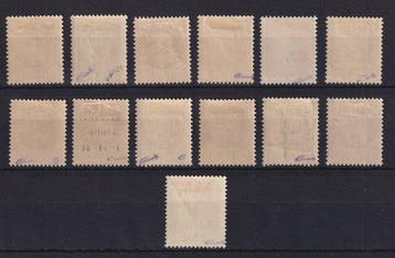 Frankrijk 1944 - Verzameling van 13 postzegels van de, Gestempeld