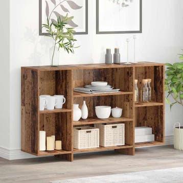 vidaXL Dressoir Oudhout 120 x 30 x 75 cm Bewerkt hout, Huis en Inrichting, Kasten | Dressoirs, Verzenden, Nieuw