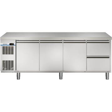 Koelwerkbank | COOL-LINE | 530L | 3 Deuren + 2 Laden (1/1, Verzenden, Nieuw in verpakking