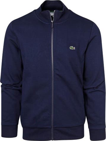 Lacoste Vest Full Zip Donkerblauw maat Maat 48/50 (M) Heren, Lacoste, Nieuw, Verzenden, Maat 48/50 (M)