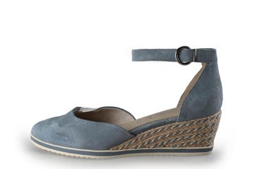 Tamaris Sleehakken in maat 40 Blauw, Kleding | Dames, Tamaris, Zo goed als nieuw, Schoenen met hoge hakken, Verzenden