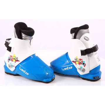 30 30,5 kinder skischoenen WEDZE KID 300, blue/white (TOP st, Verzenden, Gebruikt
