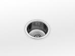 Bieden: Alpes VDF 31 sink drainage basin round stainless st, Ophalen of Verzenden, Nieuw