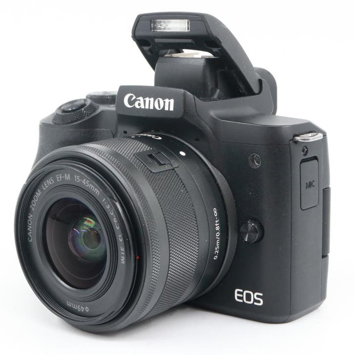 Canon EOS M50 mark II + 15-45mm f/3.5-6.3 IS STM |, Audio, Tv en Foto, Foto | Lenzen en Objectieven, Zo goed als nieuw, Verzenden
