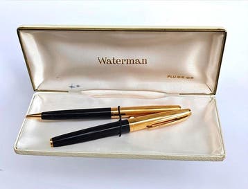 Waterman - set with box - Sans prix de réserve - Stylo à