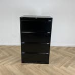 Bisley dossierkast vv 4 lades en sleutel (hxbxd) 130x80x62, Huis en Inrichting, Gebruikt, Metaal