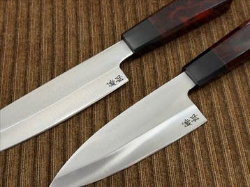 Keukenmes - Santoku en Deba - Ambachtelijk afgewerkte, Antiek en Kunst