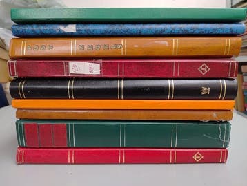 Monde - Lot de recherche mondial en 9 stockbooks —