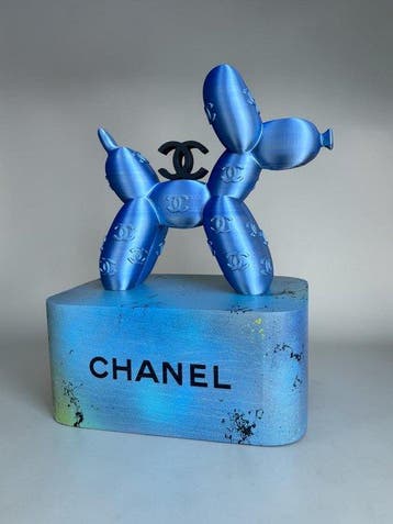 Artiluxx - Chanel balloon dog - blue edition