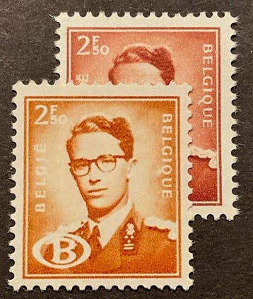 België 1954/1975 - Koning Boudewijn type Marchand: