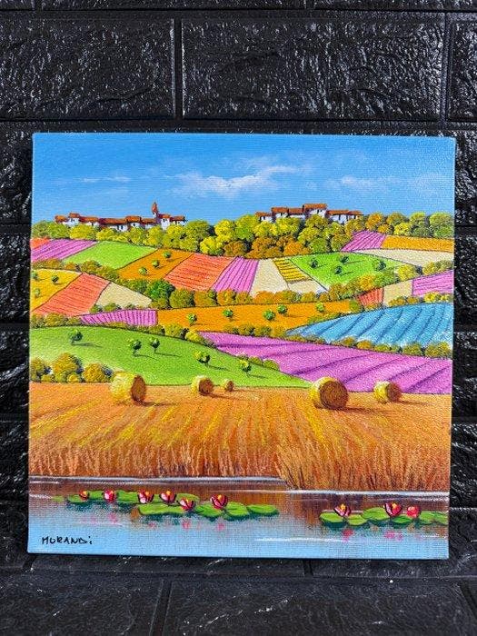 Giulio Morandi (XX) - Ninfee, Antiquités & Art, Art | Peinture | Classique