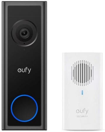 eufy Video Doorbell C30 + Chime - Voordeelbundel- 2K FHD -, Huis en Inrichting, Verzenden, Zo goed als nieuw