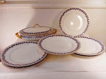 Haviland - Service de table (7) - Porcelaine, Antiquités & Art
