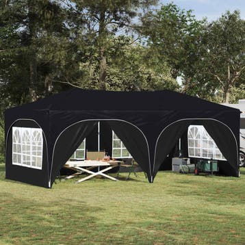 vidaXL Pop-up Feesttent 575 x 288 x 245 cm Antraciet Oxford, Verzenden, Nieuw