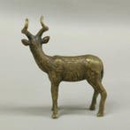 Statue, Solid bronze goat sculpture - 46 mm - Bronze, Antiquités & Art