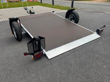 LORRIES PT75-2617 Quad/Motortrailer | 750 kg Ongeremd, Auto diversen, Aanhangers en Bagagewagens, Ophalen, Nieuw