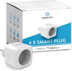 Smartify Slimme Stekker - Smart Plug - Incl. Tijdschakelaar, Doe-het-zelf en Bouw, Alarmsystemen, Verzenden, Zo goed als nieuw