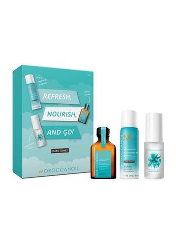 Moroccanoil Refresh, Nourish &amp; Go Kit (Droogshampoo), Bijoux, Sacs & Beauté, Verzenden, Gel, Wax, Haarlak of Mousse